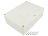 Carcasă Universală ABS Gri cu Garnitură 126x176x57mm