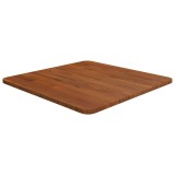 Cumpara ieftin Blat de masa patrat maro inchis 50x50x1,5 cm lemn stejar tratat