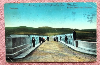 Pucioasa - Podul peste raul Ialomita - Circulata, 1923 foto