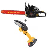 Drujba Motoyama Japan 7800, 7.8 CP, 52 cmc, lama 40 cm + Cadou Mini fierastrau portabil cu acumulator