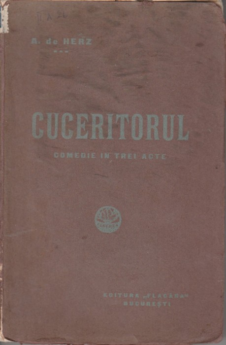 A. de Herz - Cuceritorul (Ed. princeps)