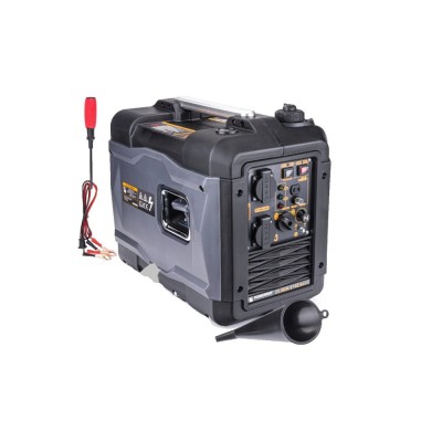 Generator curent electric 3000W, capacitate rezervor 4 litri, motor in 4 timpi, putere 5.5cp, stabilizator de tensiune AVR Powermat foto