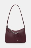 Armani Exchange geantă culoarea bordo, XW001213 AF15625
