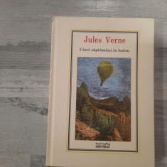 Cinci saptamani in balon de Jules Verne