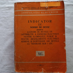 INDICATOR DE NORME DE DEVIZ PENTRU LUCRARI DE RETELE DE DISTRIBUTIE A ENERGIEI