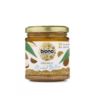 Crema de migdale crunchy eco 170g Biona foto