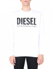 Bluza barbat DIESEL CREW NECK SWEATSHIRT 00SWFH 0BAWT100 Alb foto