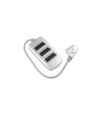 Cablu adaptor Scart Box cu 3 cai Scart 21 pini mama