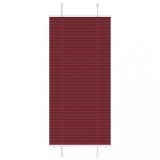 vidaXL Jaluzea plisată Bordeaux Roșu 55x100 cm Lățime țesătură 54,4 cm