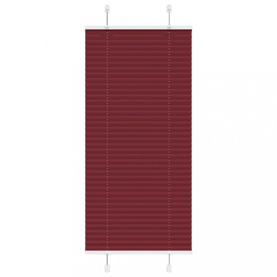 Gossi jaluza plisata bordeaux rosu 55x100 cm latime tesatura 54,4 cm foto