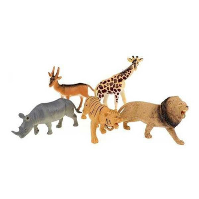 Set 5 figurine animale jungla Animal World Toi-Toys TT34921Z foto