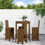 Set mobilier bar de gradina, 5 piese, maro miere lemn masiv pin GartenMobel Dekor, vidaXL