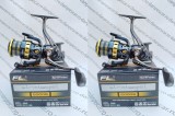 Set 2 Mulinete Feeder PRO FL Strategist River ST 6000S, Crap/Somn, 9+1 Rulmenti, Tambur Aluminiu+Grafit
