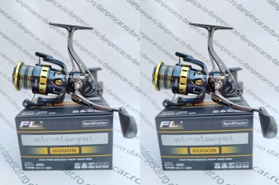 SET 2 Mulinete Feeder PRO FL Strategist RIVER ST 6000S Crap si Somn foto