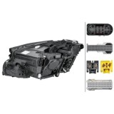 Far Mercedes Clasa E, 03.20, partea Dreapta, fara inscriptia Mercedes Benz; cu functie mascare faruri faza lunga; LED; electric; fara unitate control, Hella