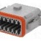 Conector auto, AT, 12 pini, AMPHENOL - AT06-12SA