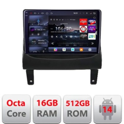 Navigatie Opel Meriva 2010-2017 Android radio gps internet 8 core QLED 2K 16+512 360 Edotec CarStore Technology foto