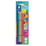 Set 4 creioane cu varf din grafit Staedtler Noris, duritate HB, 118 BK4 HA - NOU