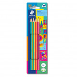 Set 4 creioane cu varf din grafit Staedtler Noris, duritate HB, 118 BK4 HA - NOU