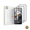 Folie de protectie Ecran Tech-Protect FIT+ pentru Motorola Moto G56 Sticla Securizata Full Glue Set 2 bucati 2.5D Neagra