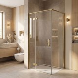 Cabina de dus Rea Bruno 90x90 Brush Gold