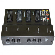 Video controller adaptor conectare A / V 4 x SCART, 6 x RCA EDC foto