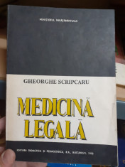 Medicina legala - Gheorghe Scripcaru foto