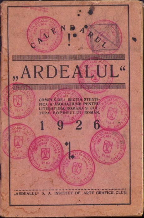 HST C3337 Calendarul Ardealul 1926