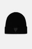AllSaints pălărie din amestec de l&acirc;nă culoarea negru, 29ASWC531285