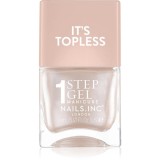 Nails Inc. It&rsquo;s Topless lac de unghii sub forma de gel pentru un efect de lunga durata culoare Simone 14 ml