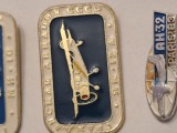 Cumpara ieftin Efecte militare, Semn de arma insigne aviație, vintage, antic, colectie