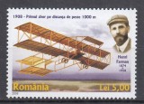 ROMANIA 2008 LP 1793 AVIATIE -100 ANI PRIMUL ZBOR SERIE MNH