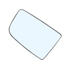 Geam oglinda exterioara cu suport fixare VW Crafter, 02.2017-, partea Stanga, sticla convexa; geam cromat; superior, Aftermarket