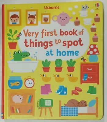VERY FIRST BOOK OF THINGS TO SPOT AT HOME by FIONA WATT , illustrated by STEPHEN BARKER , 2015 foto