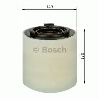 Filtru aer SKODA RAPID (NH3) (2012 - 2016) BOSCH F 026 400 391 foto