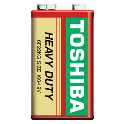 Baterii 9V 6F22 6LR61 Toshiba Heavy Duty Bulk foto