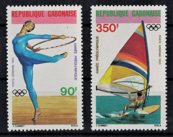 GABON 1983 - Sport, Jocuri pre-olimpice/ serie completa MNH