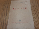 IZVOARE poeme - Iulian Vesper - 1942, 66 p., Alta editura