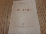 IZVOARE poeme - Iulian Vesper - 1942, 66 p., Alta editura