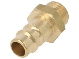 Adaptor Filetat Euro Alamă 1/4&quot;