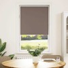 VidaXL Jaluzea cu role opace cafea 65x175 cm lățime material 60,7 cm