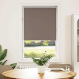 VidaXL Jaluzea cu role opace cafea 80x175 cm lățime țesătură 75,7 cm