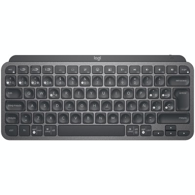 LOGITECH MX Keys Mini Minimalist Wireless Illuminated Keyboard - GRAPHITE - US INTL - 2.4GHZ/BT - INTNL, &amp;quot;920-010498&amp;quot; (timbru verde 0.8 lei) foto