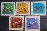 Ciad 1972 ceasuri , mamifere, bărci de pescuit, serie 5v Neștampilata