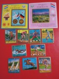 PARAGUAY, SPORT MUNICH - COLIȚE + SERIE COMPLETĂ MNH