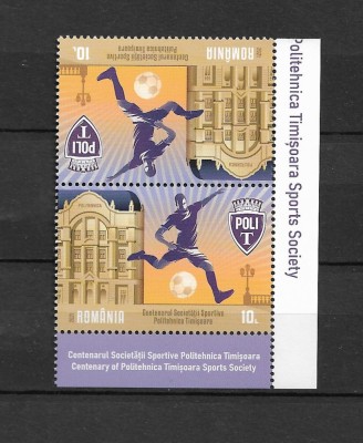 ROMANIA 2021 - CENTENAR POLITEHNICA TIMISOARA- TETE BECHE 1, MNH - LP 2349 foto