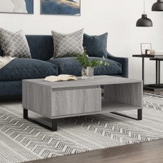 vidaXL Masă de cafea, gri sonoma, 90x60x35 cm, lemn compozit 827074