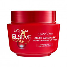 Masca de par, L’Oréal Paris, Elseve, Color Vive with Red Peony, 300 ml