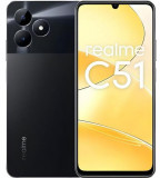 Telefon Mobil Realme C51, Procesor Unisoc Tiger T612, IPS LCD 6.74inch, 4GB RAM, 128GB Flash, Camera Duala 50 + 0.08 MP, Wi-Fi, 4G, Dual Sim, Android