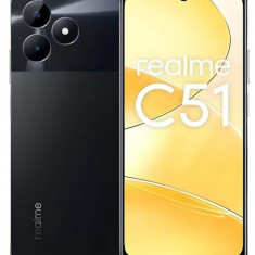 Telefon Mobil Realme C51, Procesor Unisoc Tiger T612, IPS LCD 6.74inch, 4GB RAM, 128GB Flash, Camera Duala 50 + 0.08 MP, Wi-Fi, 4G, Dual Sim, Android